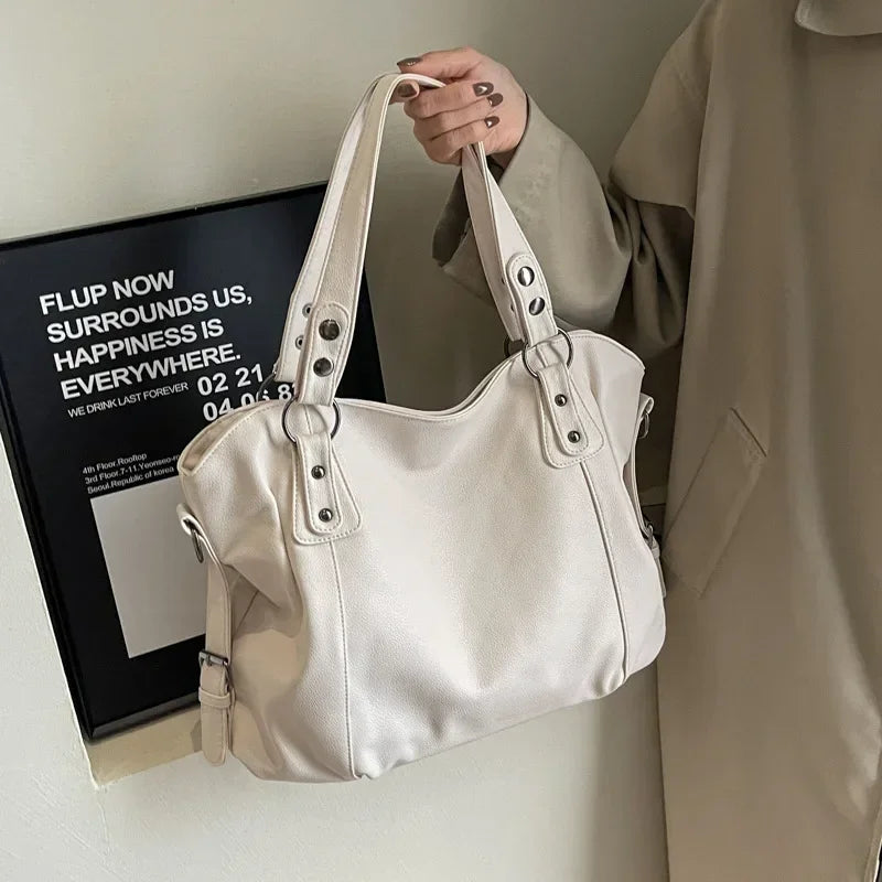 Lunelle - Large Soft Leather Handbag