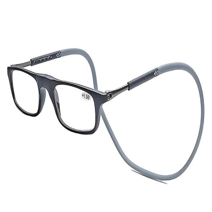 Lunettes de lecture réglables avec cordon de cou magnétique