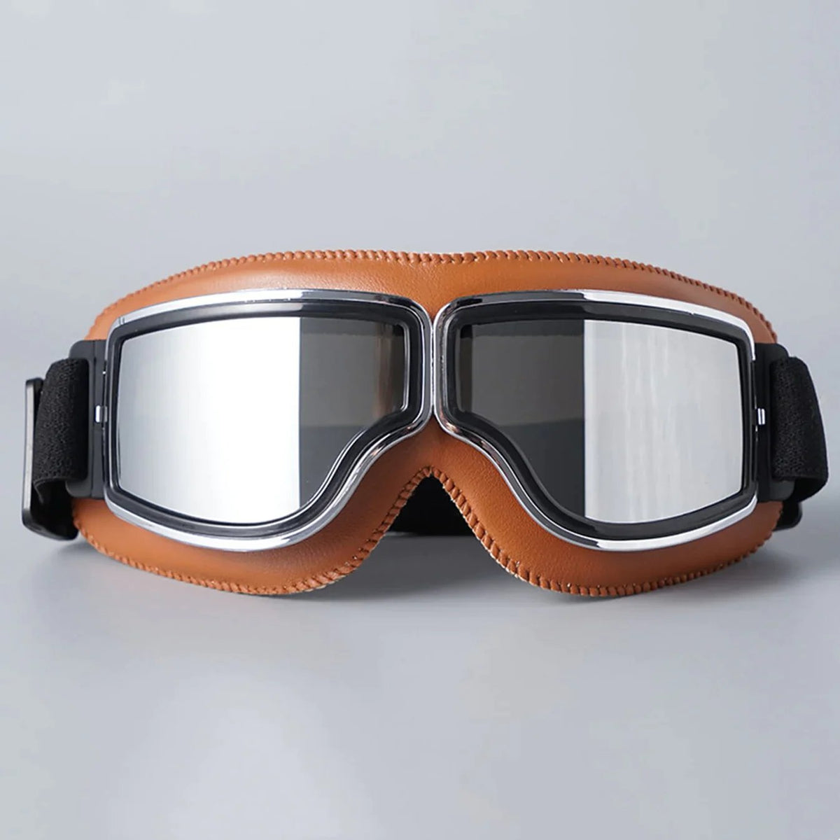 Lunettes de moto rétro | Protection UV | Résistantes aux impacts et ajustables