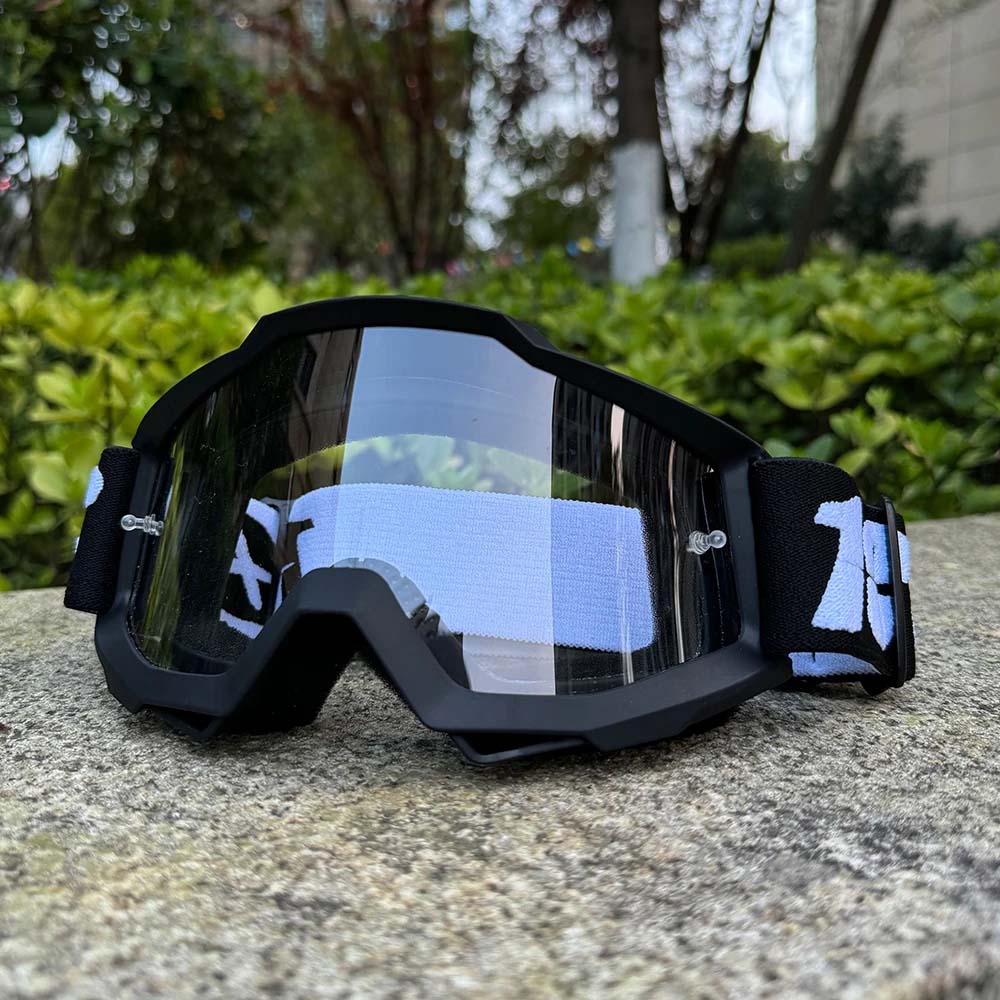 Lunettes de motocross unisexe avec protection antibuée, anti-vent et anti-poussière