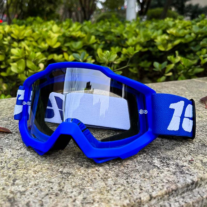 Lunettes de motocross unisexe avec protection antibuée, anti-vent et anti-poussière