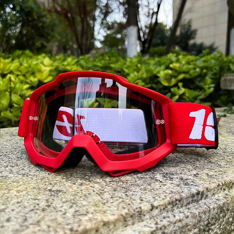 Lunettes de motocross unisexe avec protection antibuée, anti-vent et anti-poussière
