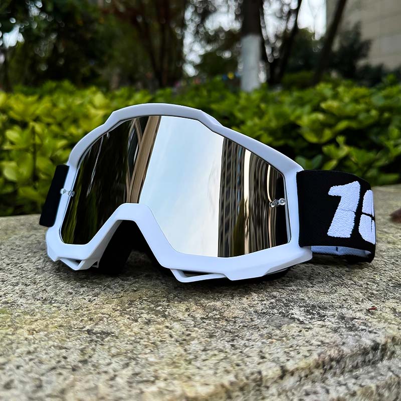Lunettes de motocross unisexe avec protection antibuée, anti-vent et anti-poussière