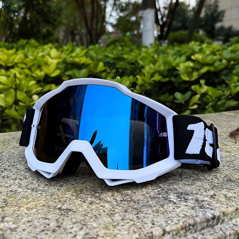 Lunettes de motocross unisexe avec protection antibuée, anti-vent et anti-poussière