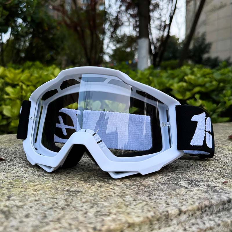 Lunettes de motocross unisexe avec protection antibuée, anti-vent et anti-poussière