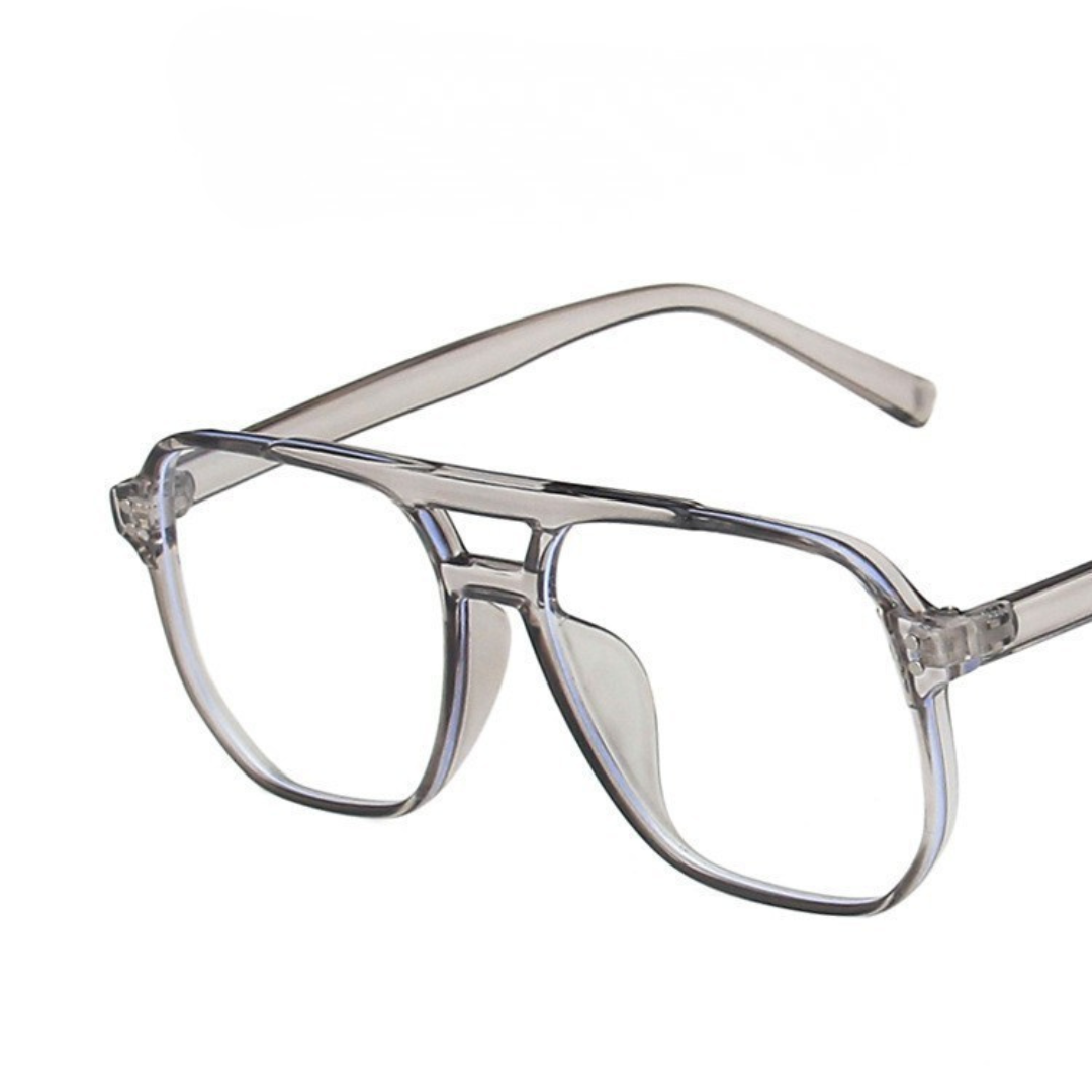 Lunettes de soleil carrées à double pont