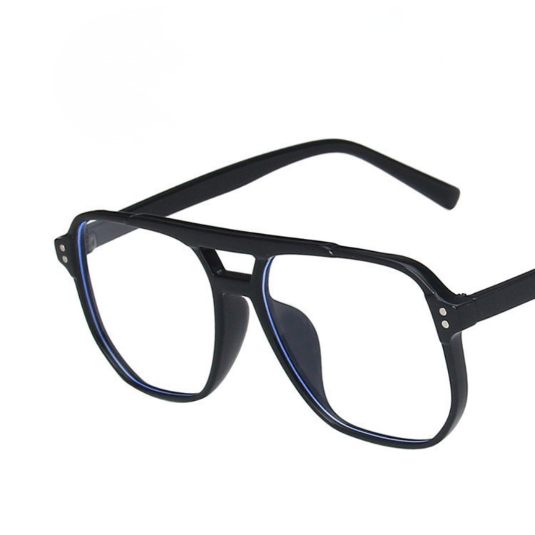 Lunettes de soleil carrées à double pont
