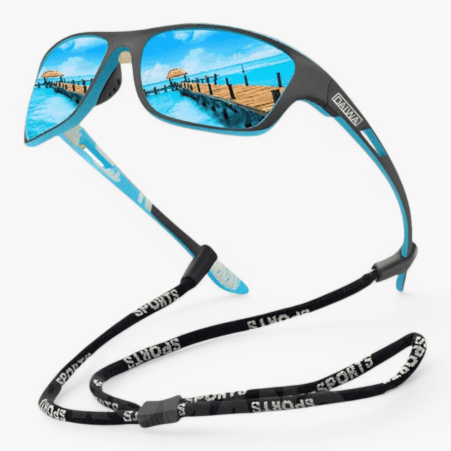 Lunettes de soleil de sport polarisées avec protection UV et verres antirayures