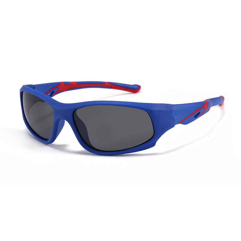 Lunettes de soleil de sport polarisées et flexibles pour jeunes