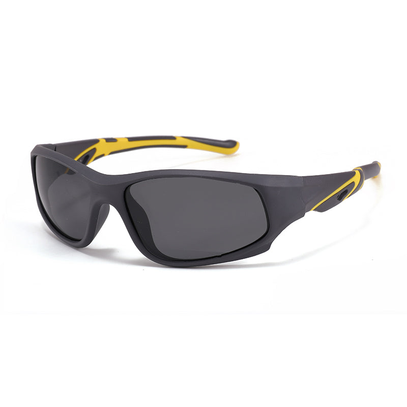 Lunettes de soleil de sport polarisées et flexibles pour jeunes