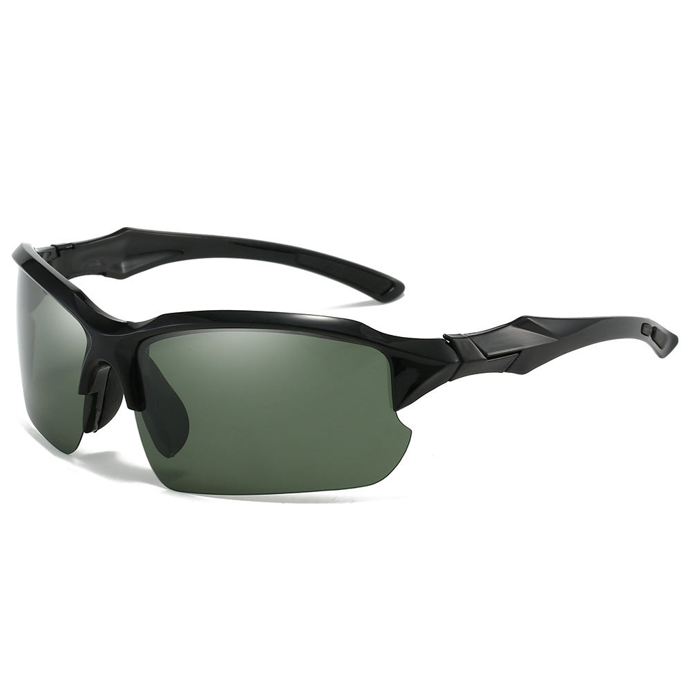 Lunettes de soleil de sport pour homme avec détails rouges