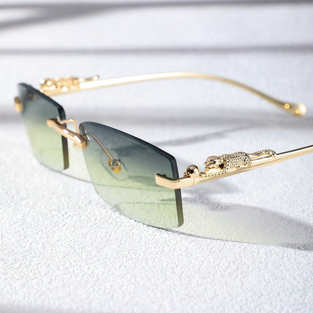 Lunettes de soleil homme vintage élégantes à verres anti-reflets