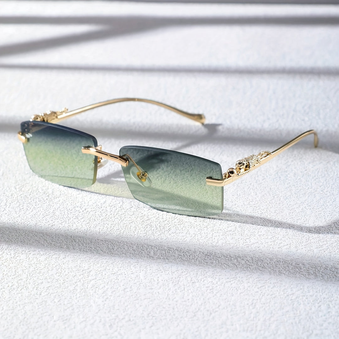 Lunettes de soleil homme vintage élégantes à verres anti-reflets