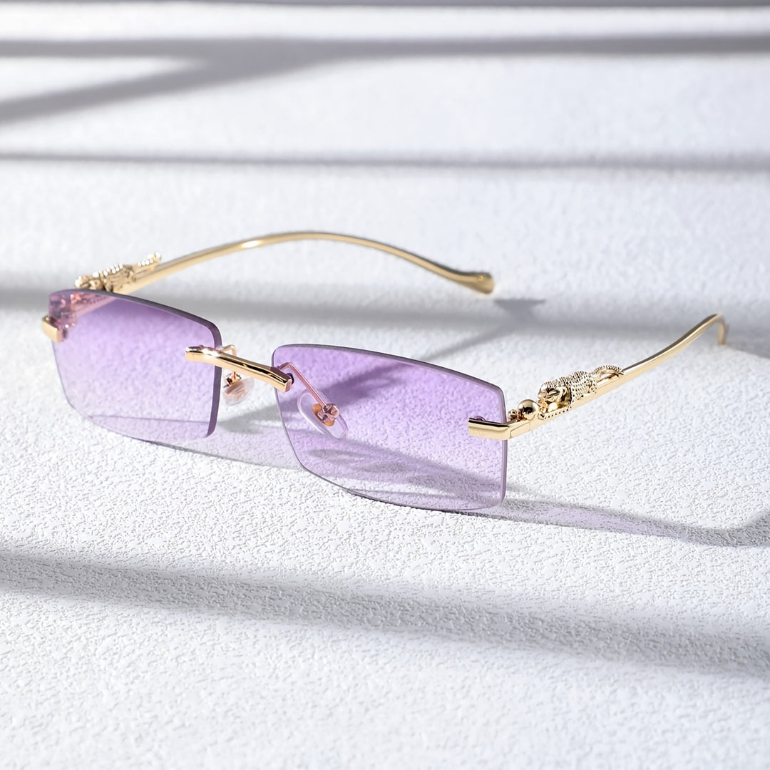 Lunettes de soleil homme vintage élégantes à verres anti-reflets