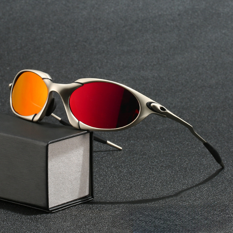 Lunettes de soleil polarisées – protection UV avec monture métallique légère