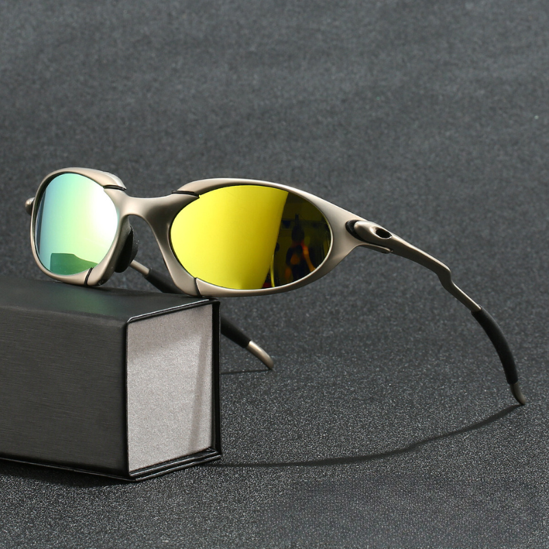 Lunettes de soleil polarisées – protection UV avec monture métallique légère