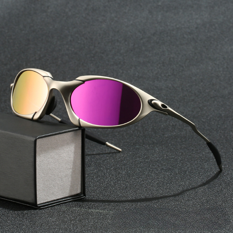 Lunettes de soleil polarisées – protection UV avec monture métallique légère