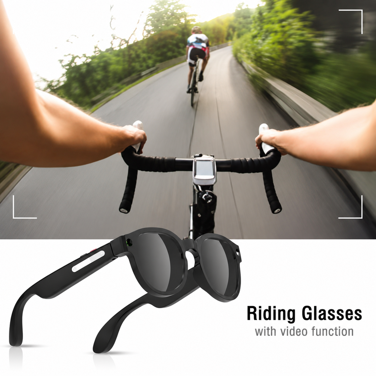 Lunettes de surveillance avec enregistrement vidéo 4K