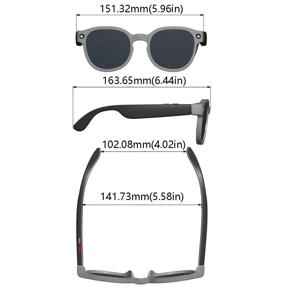 Lunettes de surveillance avec enregistrement vidéo 4K