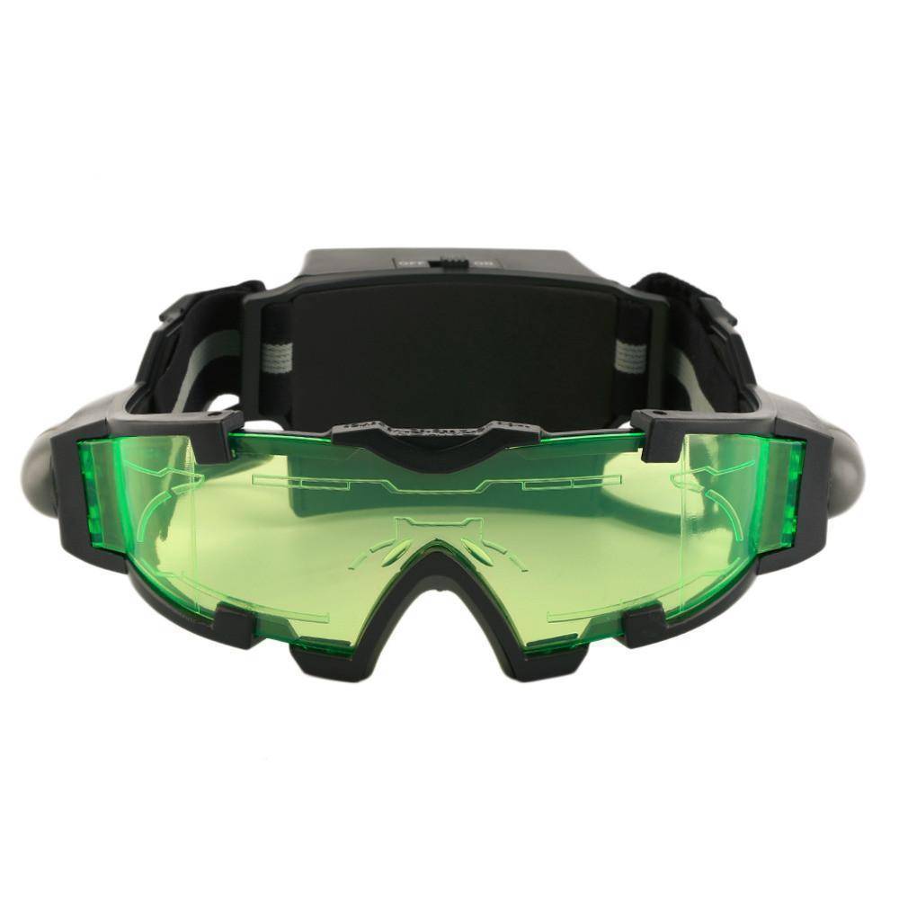 Lunettes de vision nocturne ajustables avec lampes escamotables