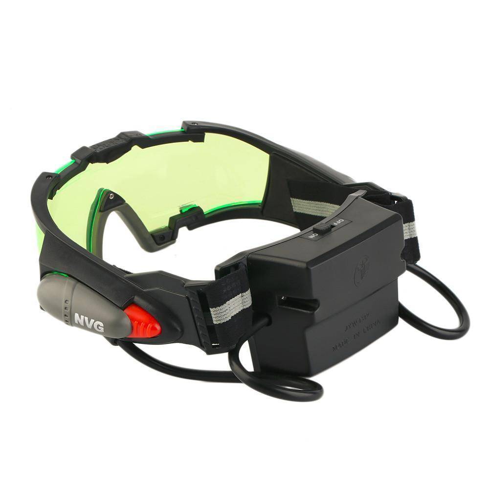 Lunettes de vision nocturne ajustables avec lampes escamotables
