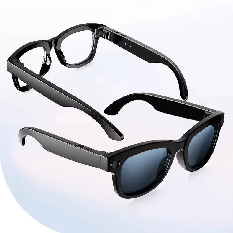 Lunettes intelligentes avec caméra vidéo intégrée et audio Bluetooth