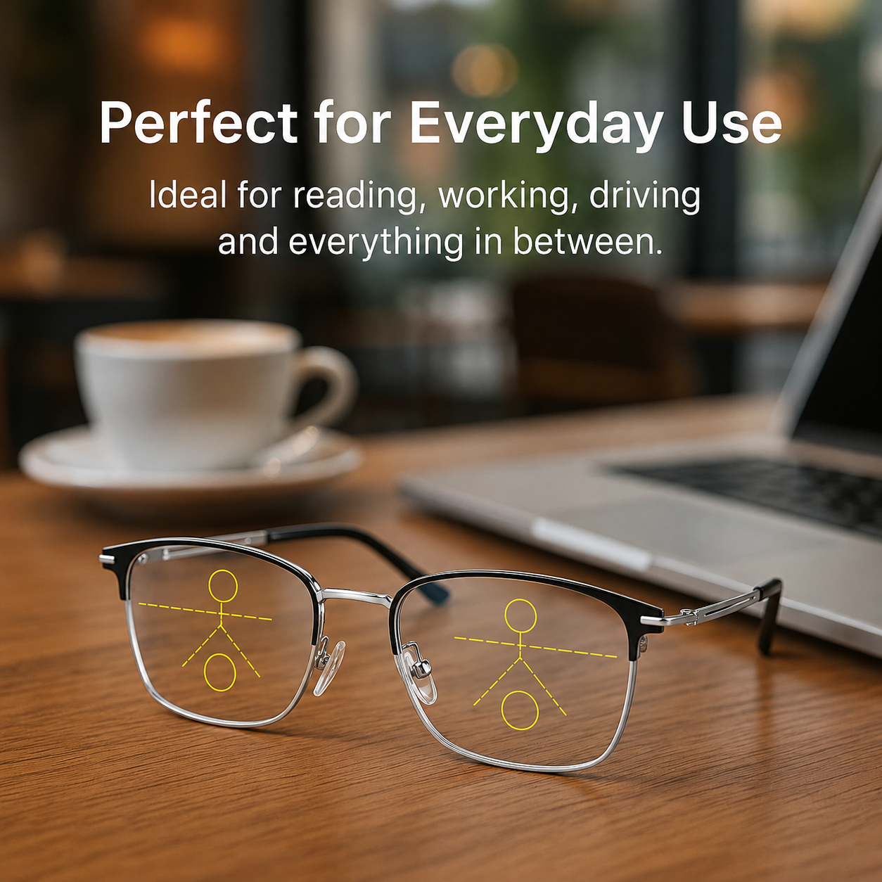 Lunettes progressives intelligentes à technologie allemande