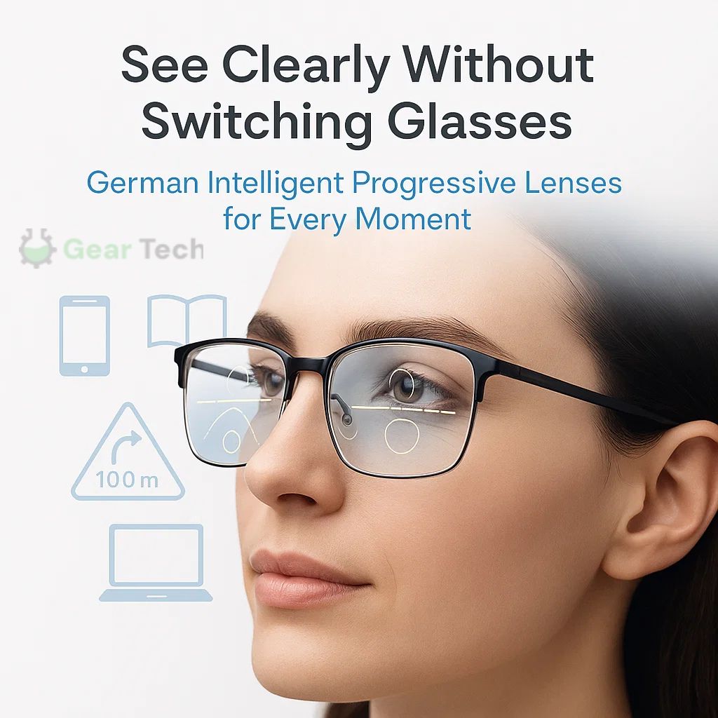 Lunettes progressives intelligentes à technologie allemande