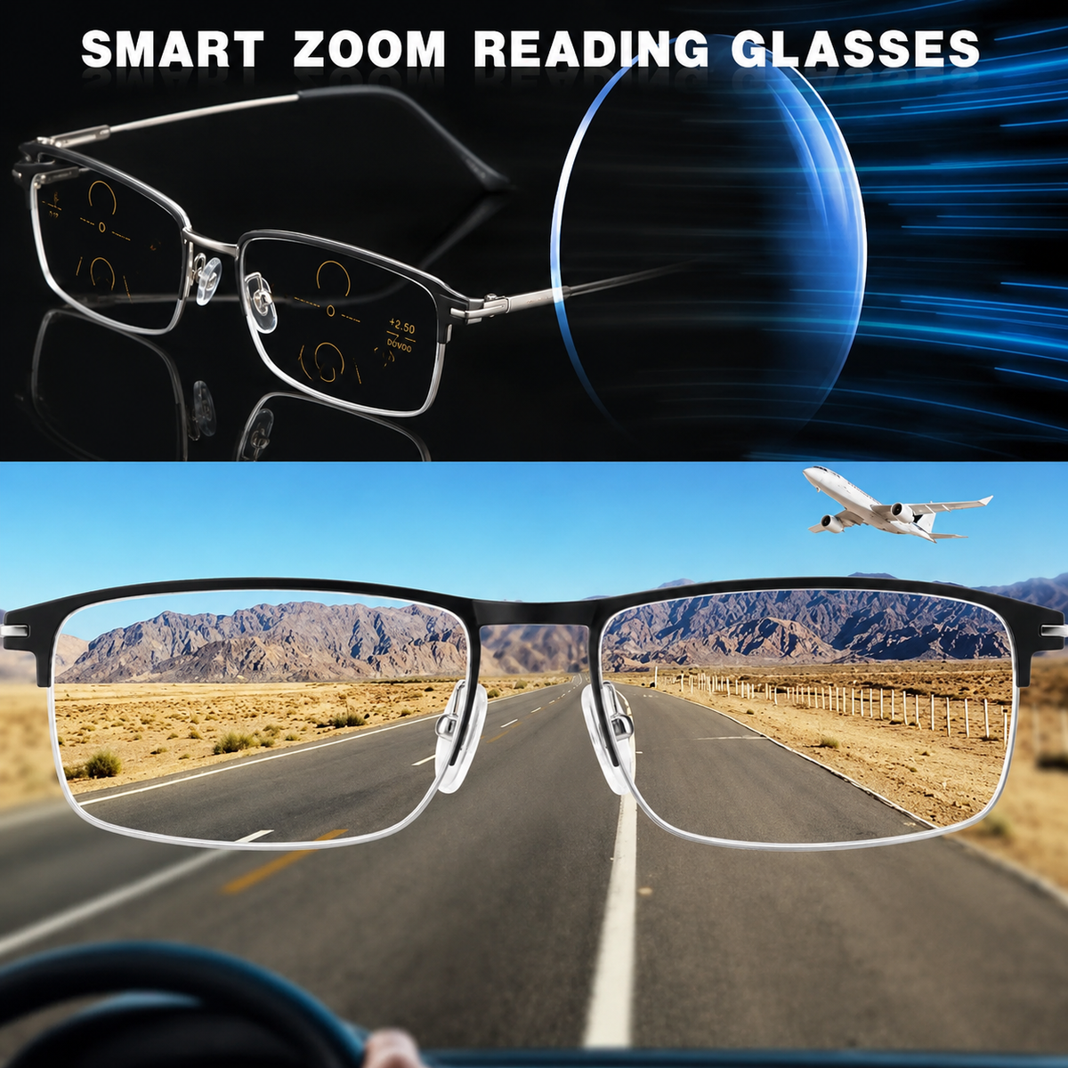 Lunettes progressives intelligentes à technologie allemande