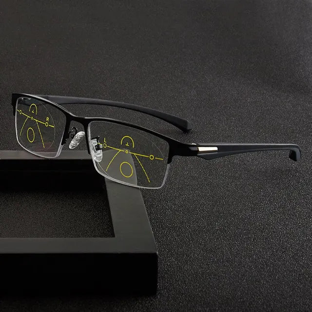 Lunettes – verres progressifs multifocaux pour une vision nette