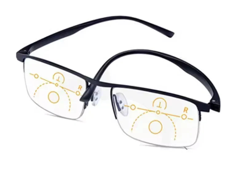 Lunettes – verres progressifs multifocaux pour une vision nette