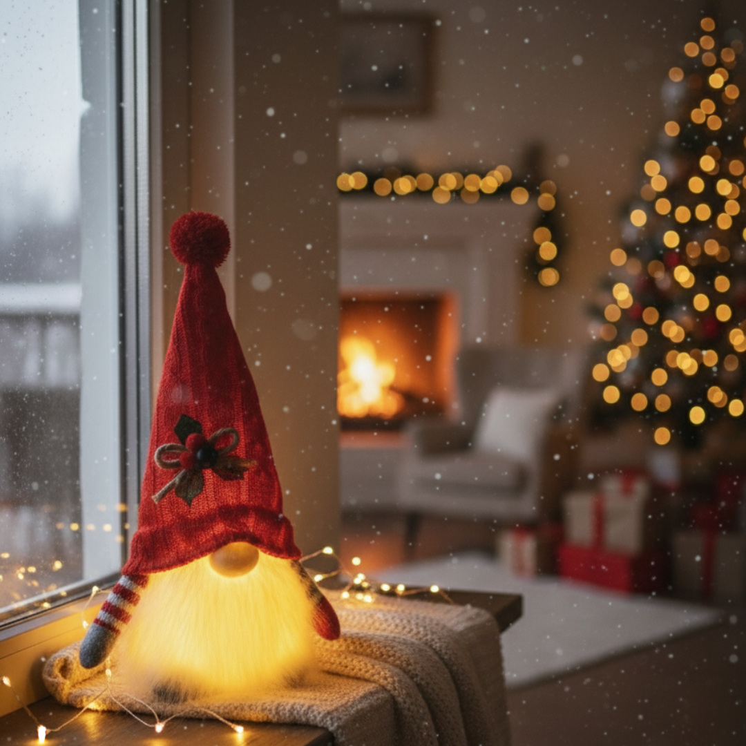 Lutin de Noël lumineux