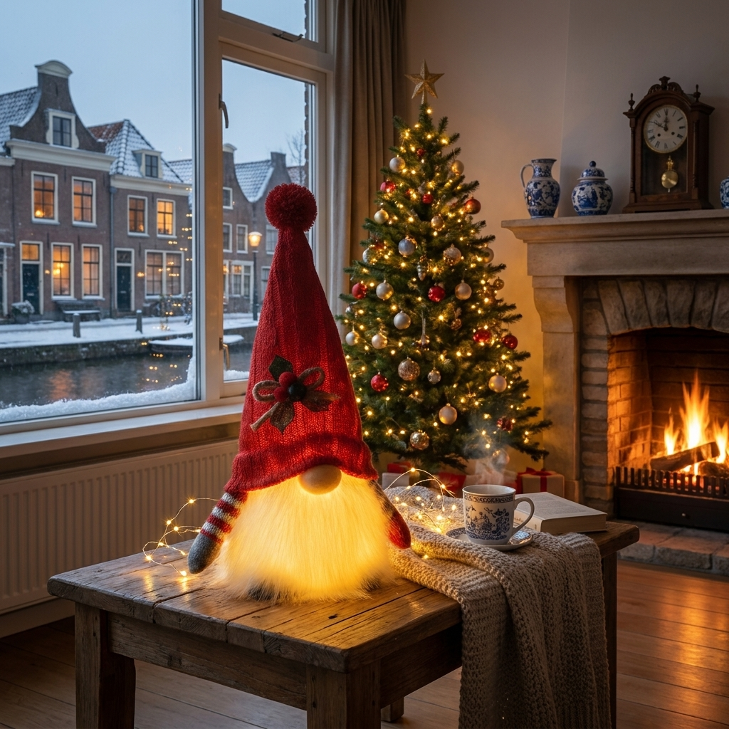 Lutin de Noël lumineux