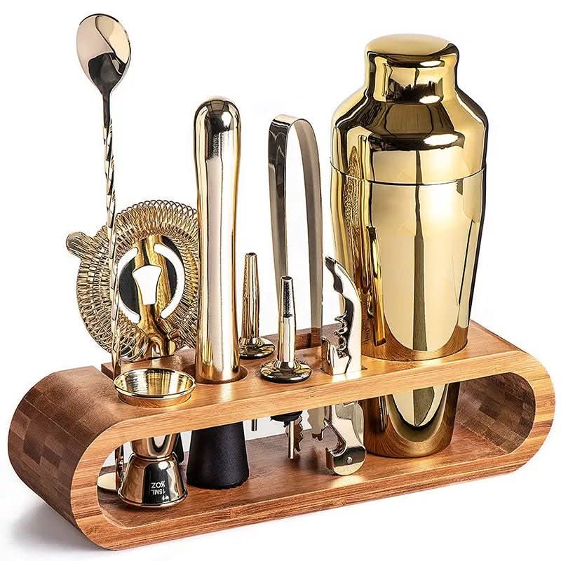 LUXMIX BARSET - 10-piece stainless steel cocktail set for stylish drinks