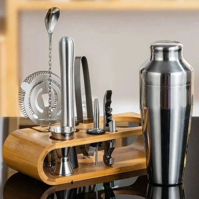 LUXMIX BARSET - 10-piece stainless steel cocktail set for stylish drinks