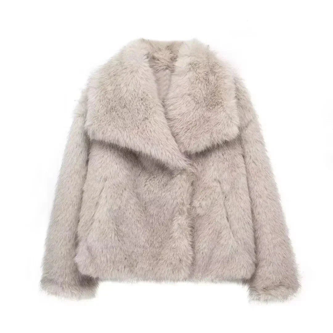 Luxurious Faux Fur Jacket