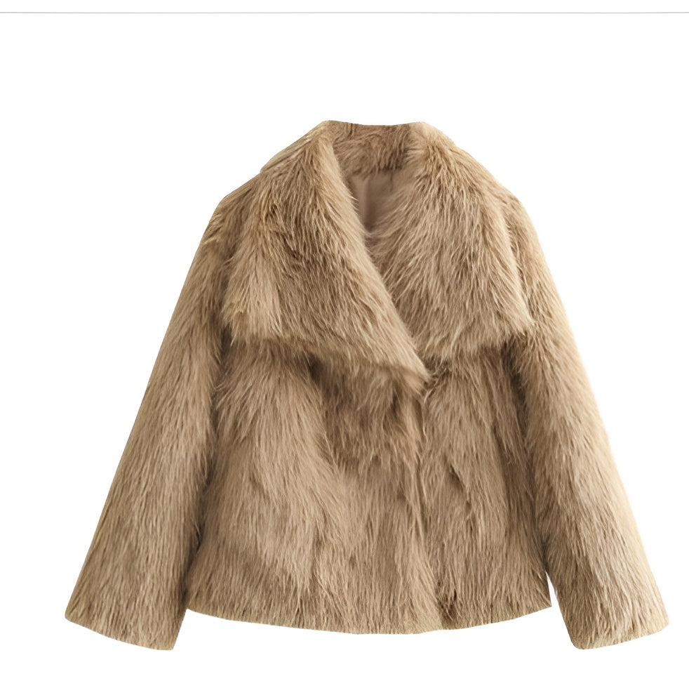 Luxurious Faux Fur Jacket