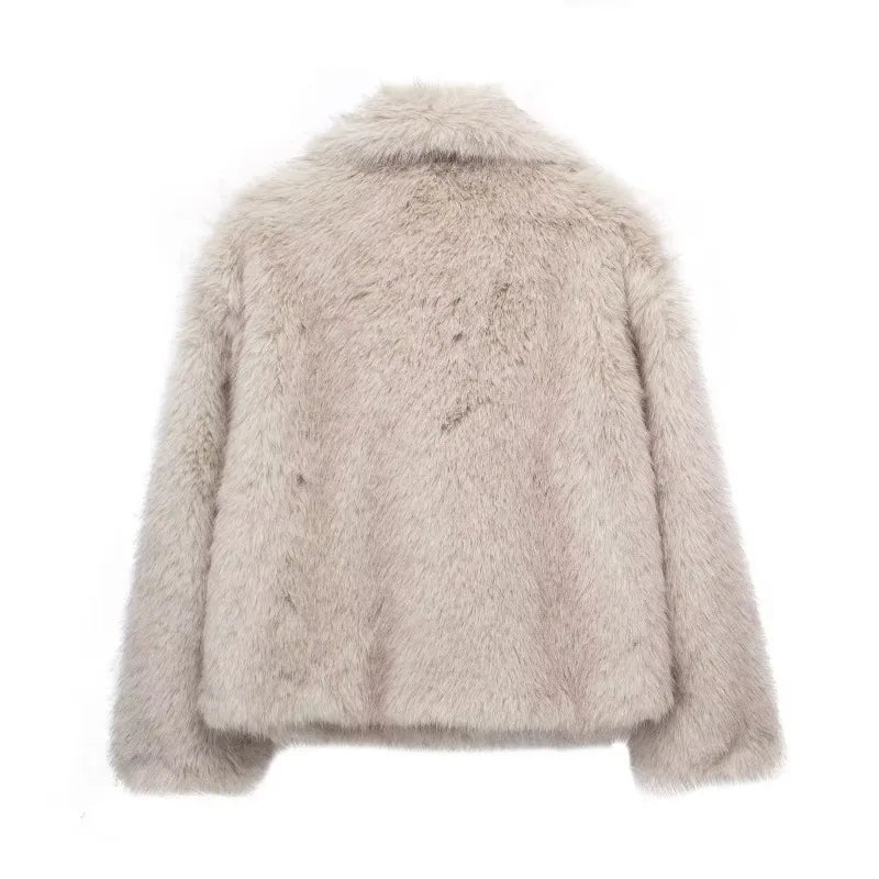 Luxurious Faux Fur Jacket