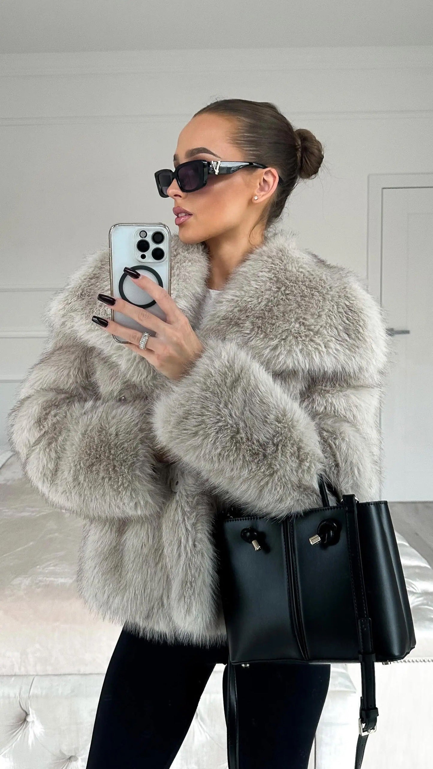 Luxurious Faux Fur Jacket