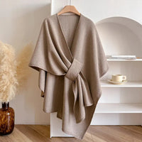 Poncho luxueux coupe-vent châle manteau