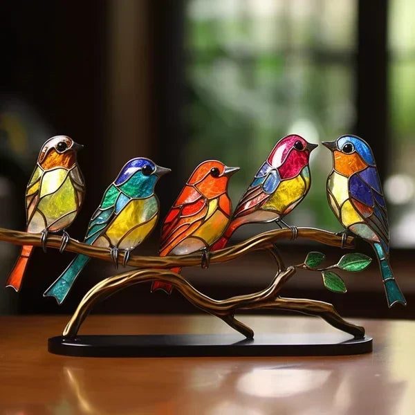 Luxury Bird Figurines in Colored Glass - EleganBird