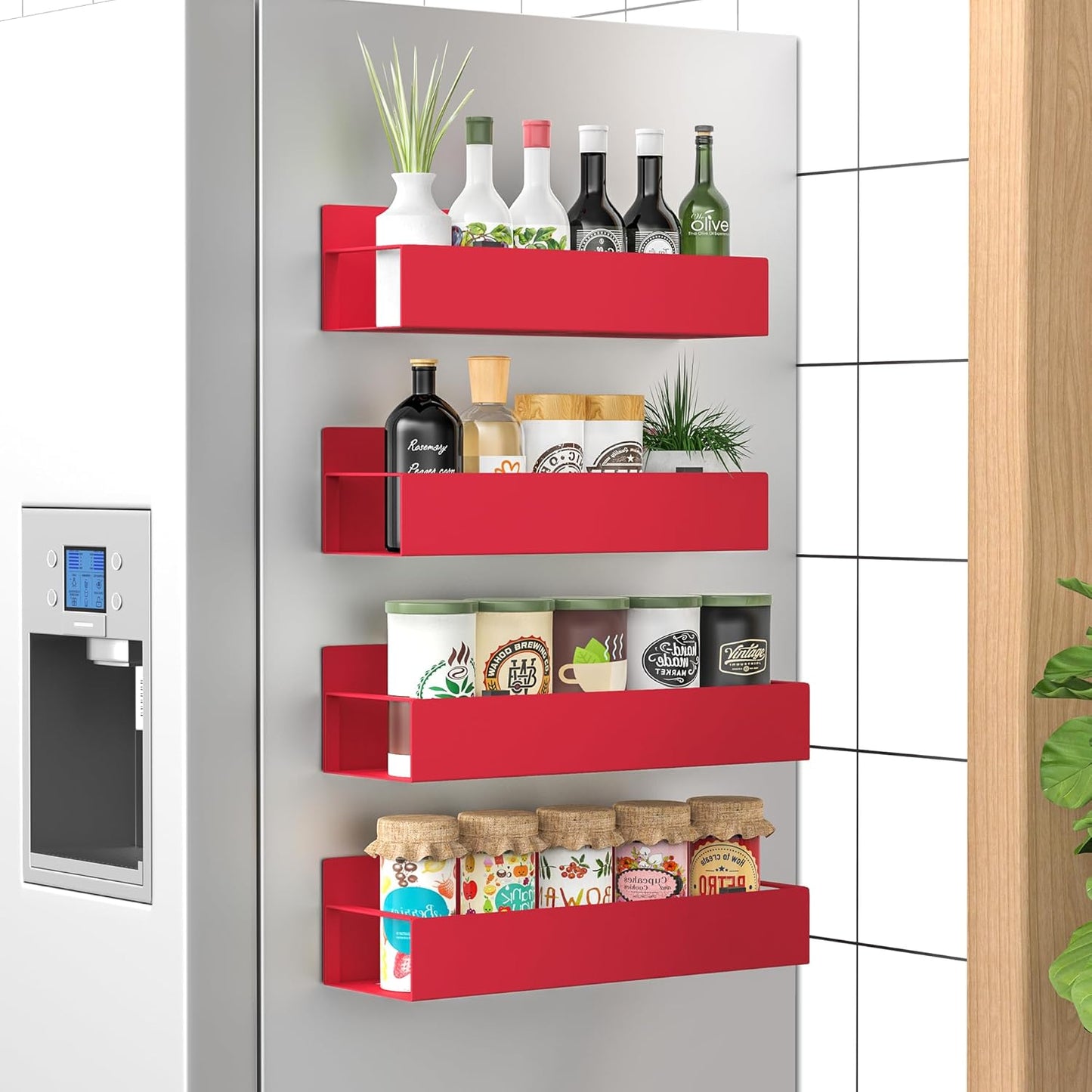 Magnetic Spice Rack Set of 4 – SpiceGrip
