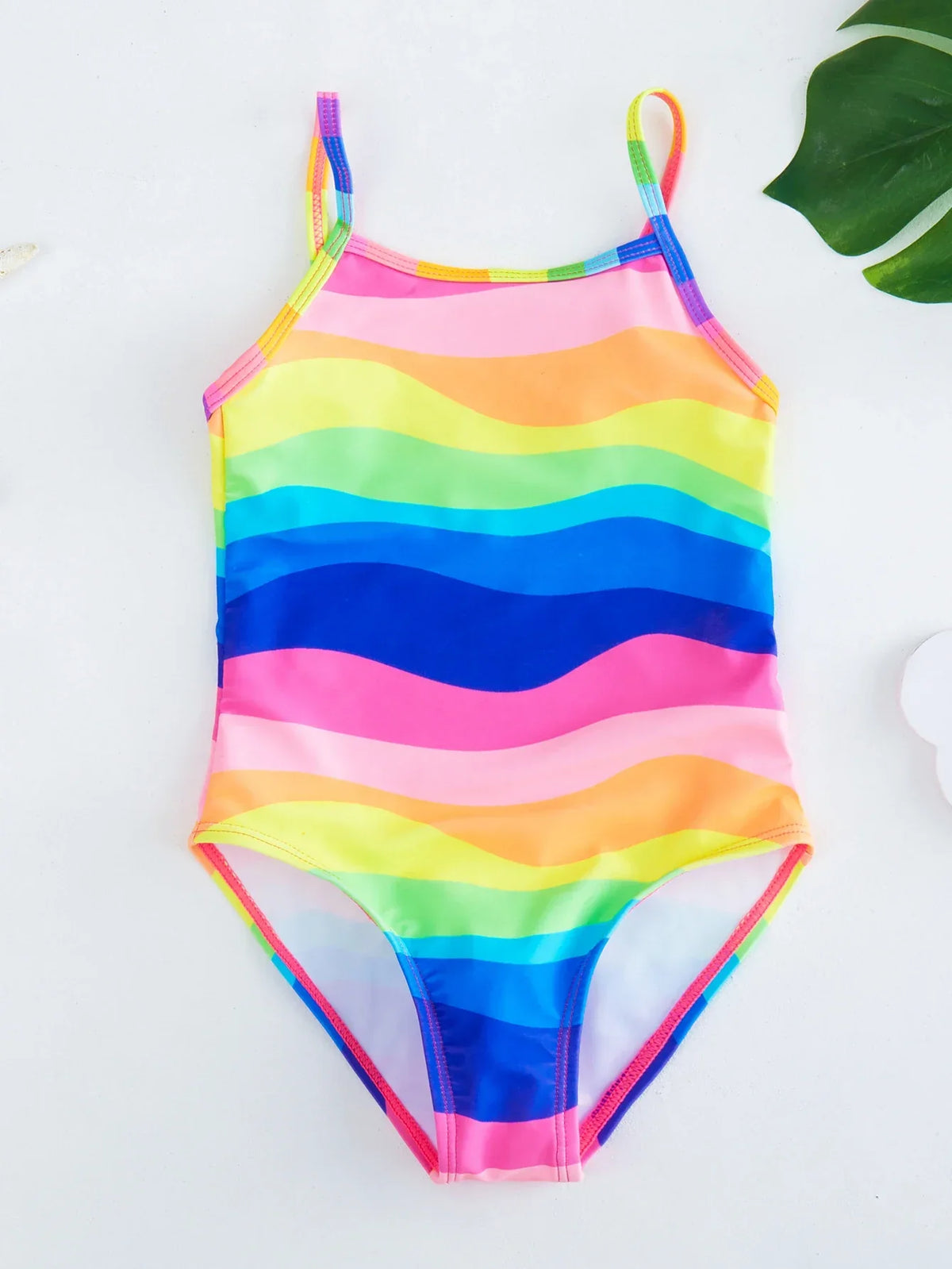 Maillot de bain fille motifs sirène et licorne, 4-8 ans