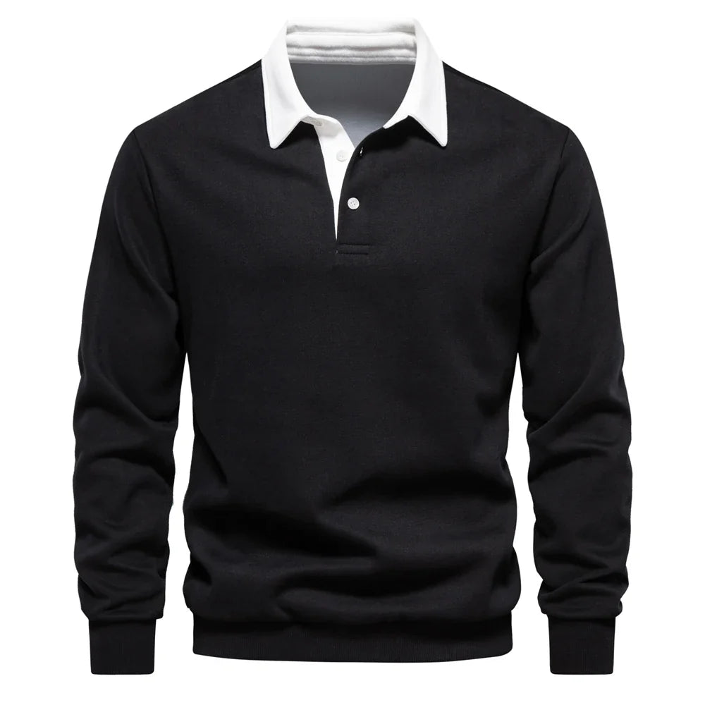 Maillot de rugby à manches longues pour homme