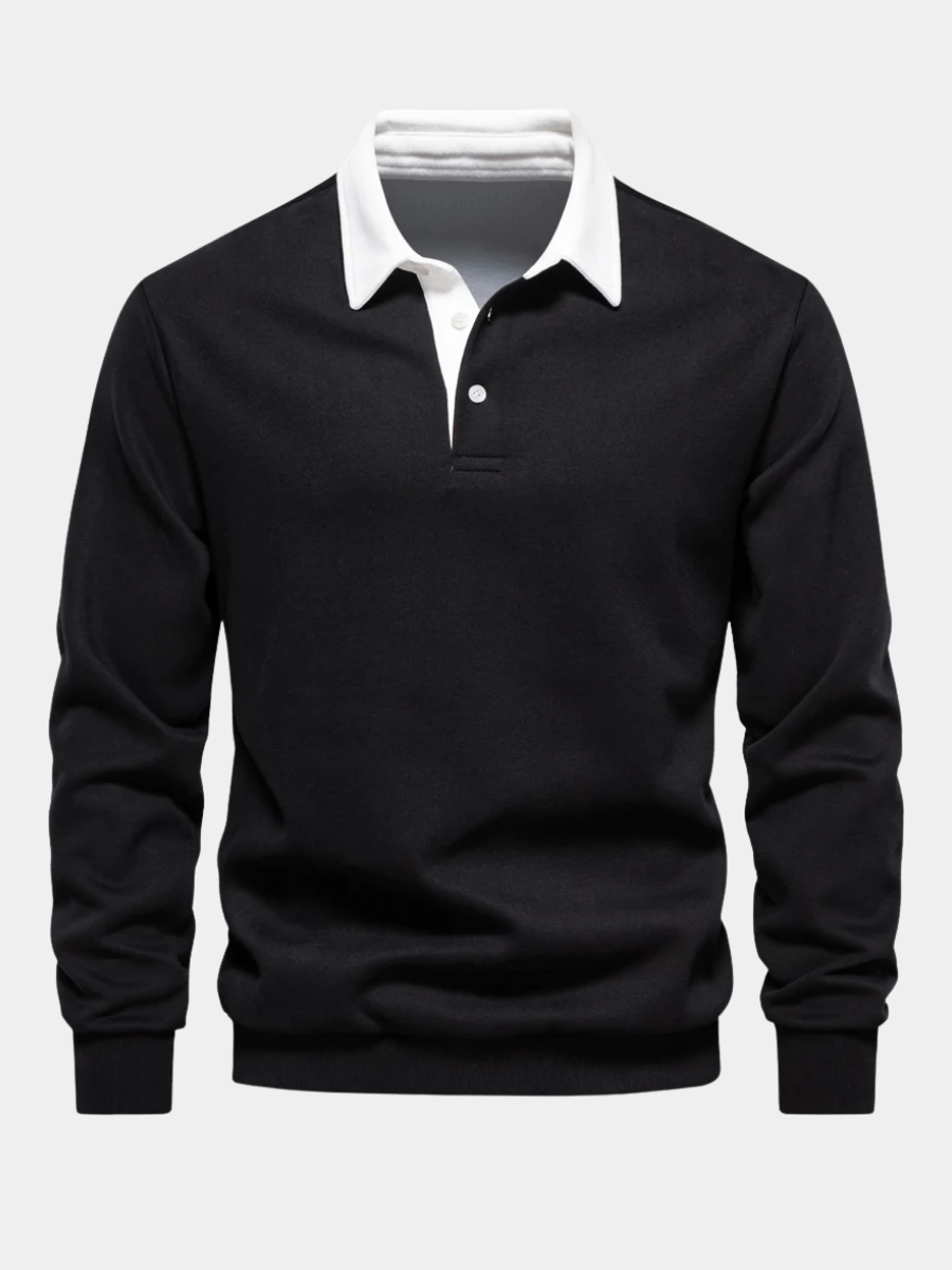 Maillot de rugby à manches longues pour homme
