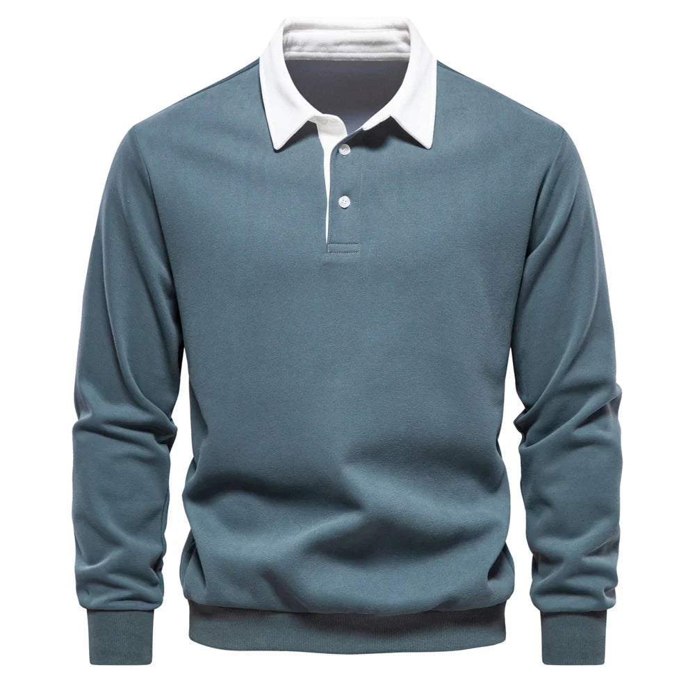 Maillot de rugby à manches longues pour homme