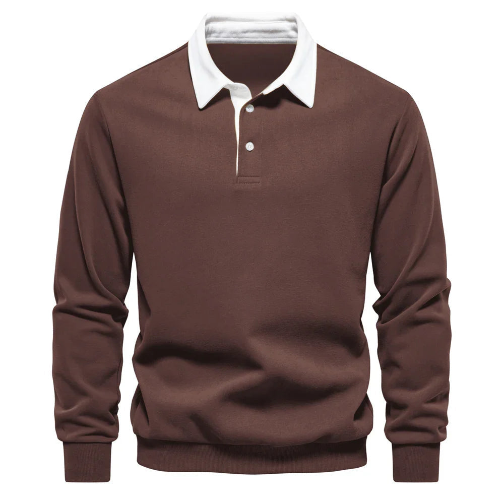 Maillot de rugby à manches longues pour homme