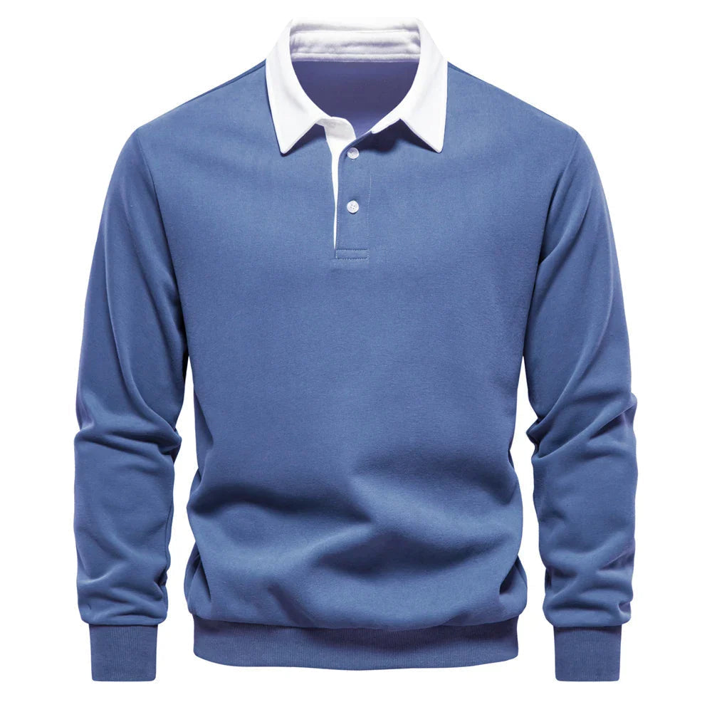 Maillot de rugby à manches longues pour homme