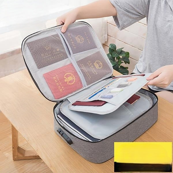 Mallette à documents étanche et verrouillable