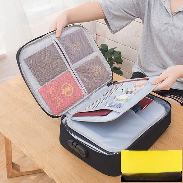 Mallette à documents étanche et verrouillable